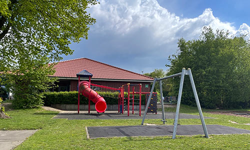 Spielplatz Wegberg Merbeck an Talsstraße, am Sportplatz und auf Schulhof Grundschule