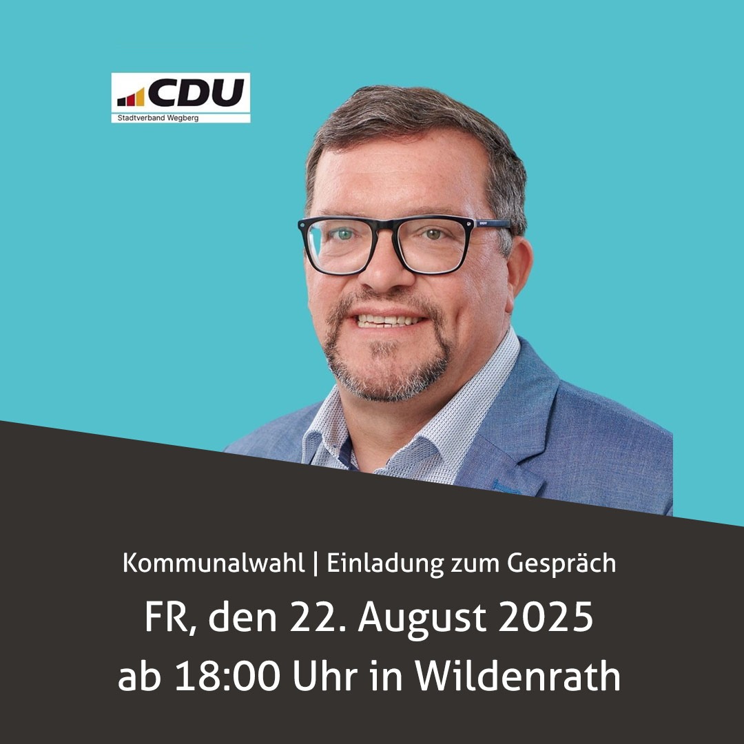 Kommunalwahl 2025 | CDU Einladung nach Wildenrath zur Ballonaktion mit Hartmut Botz