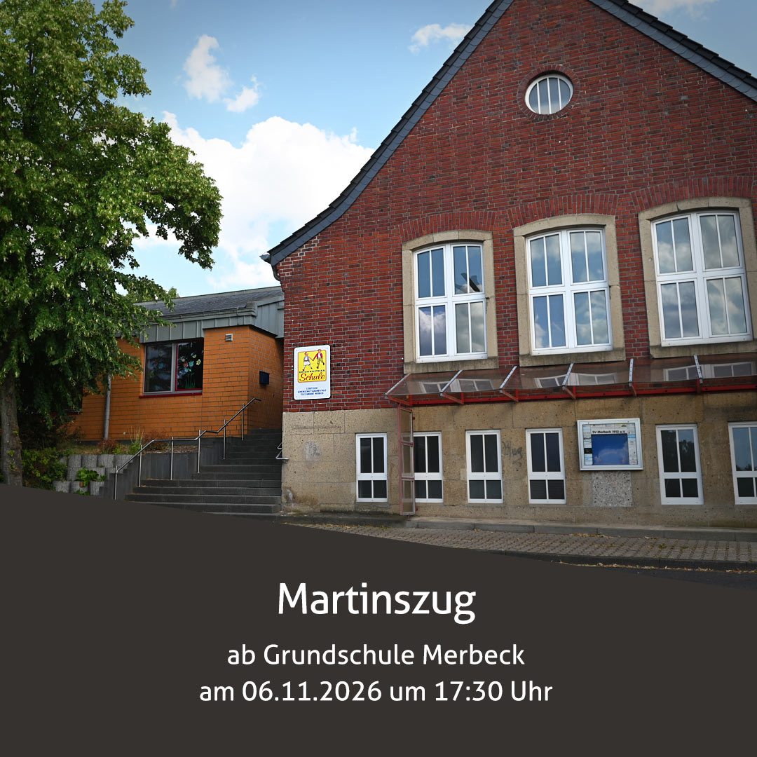 Martinszug in Merbeck November 2026 von Löschzug Merbeck / Feuerwehr begleitet