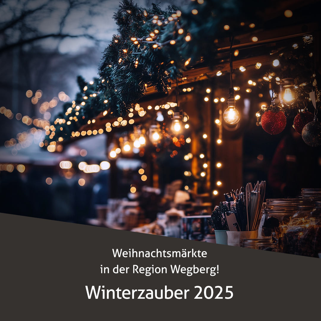 Weihnachtsmärkte in der Region Wegberg 2025 mit Wintermarkt in Merbeck, Beeck leuchtet, Weihnachtsmarkt in Arsbeck, Rudolphs Restaurant, Adventsdorf, Adventsmarkt, ...