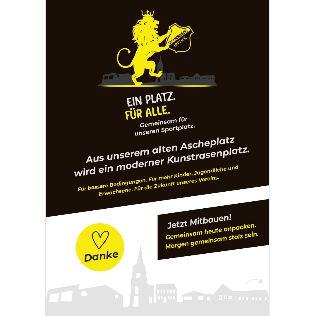 Spenden über Door-to-door Flyer | SVM Familie 1912 e.V. Sportverein Wegberg im Kreis Heinsberg / NRW