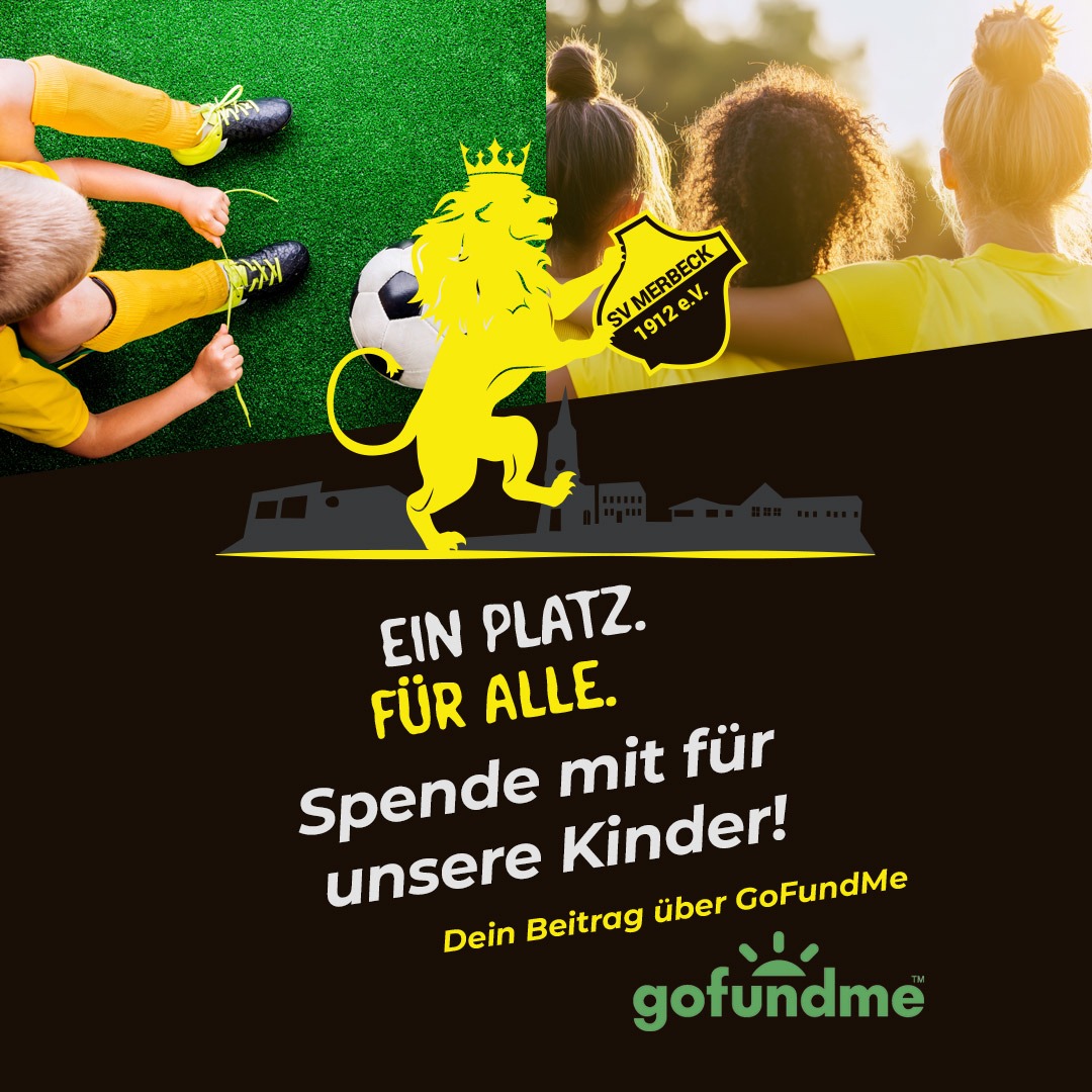 Spende für unsere Kinder! Für unseren Sportplatz in Merbeck. Über GoFundMe