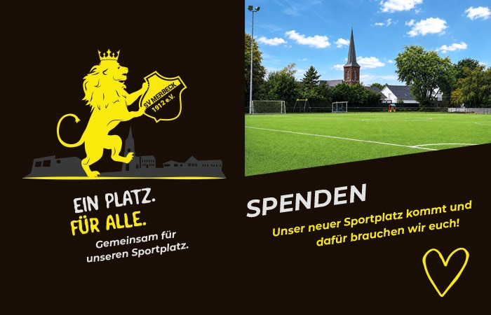 Teaser Landingpage Spenden für den SVM Merbeck - neuer Sportplatz