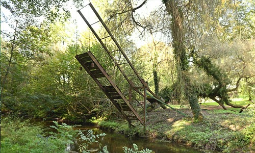 Historische Brücke in Lüttelforst | an der Schwalm zwischen Lüttelforst und Merbeck aus in Region Lüttelforst in Gemeinde Schwalmtal im Kreis Viersen