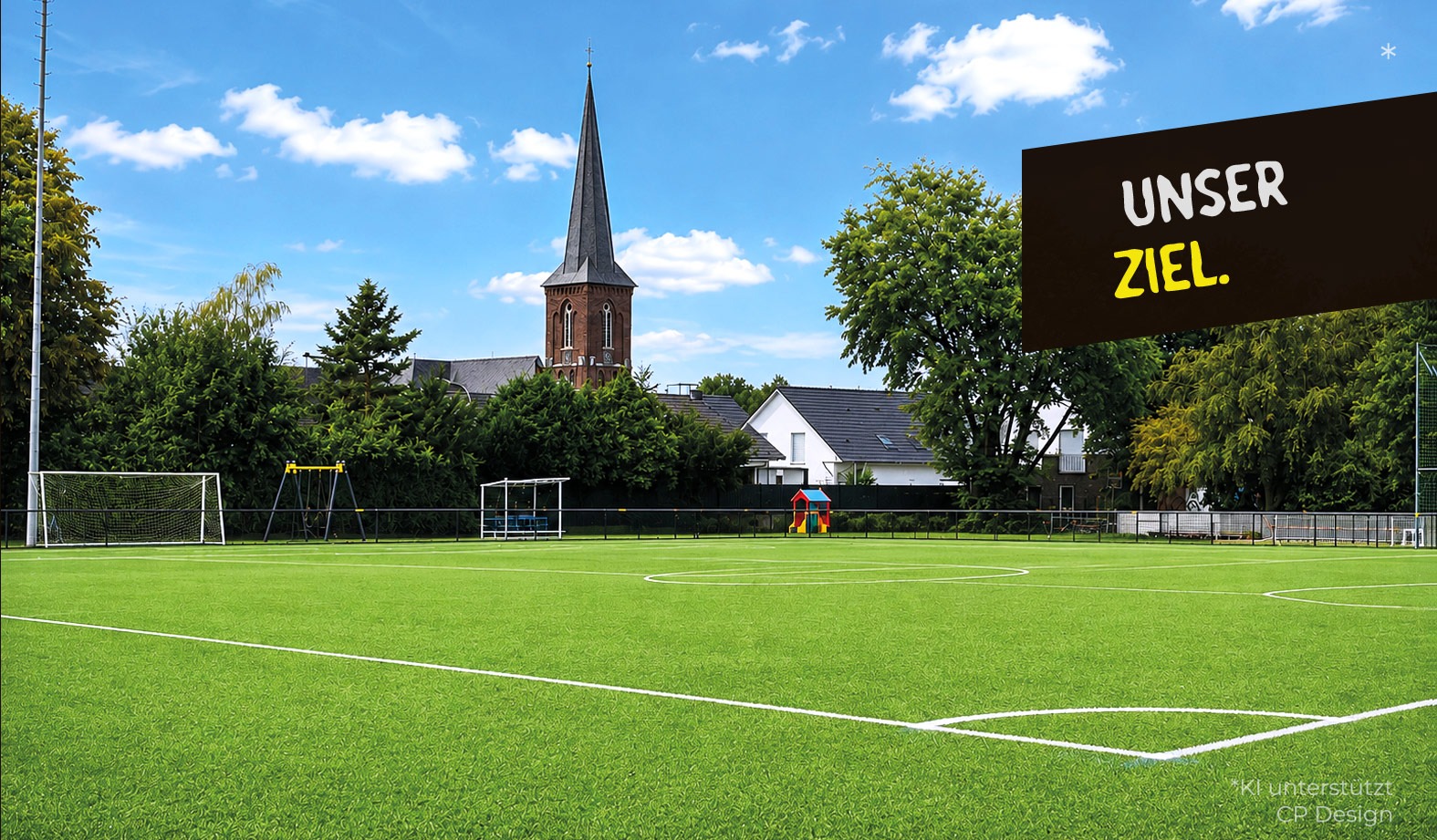 Sportplatz neu für Wegberg | nachher - nach Renovierung 